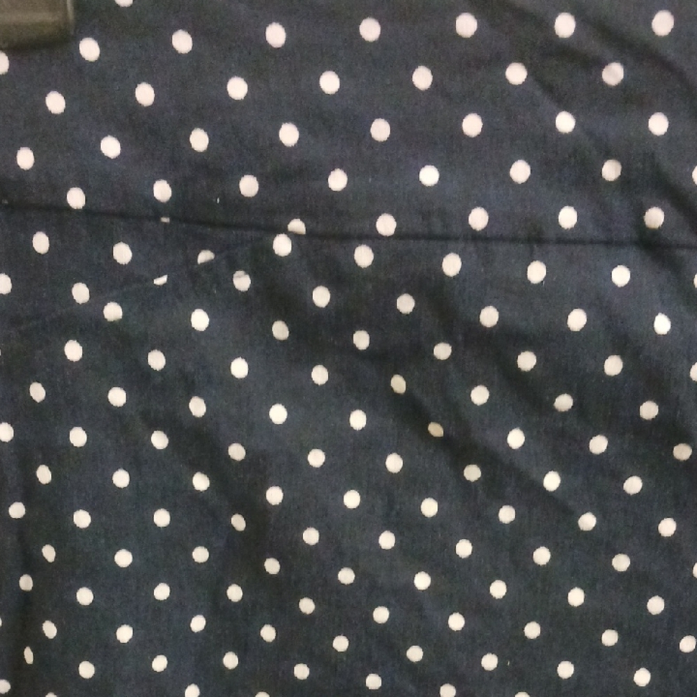 Charter Club Navy Polka Dot Capris - Picture 2 of 9